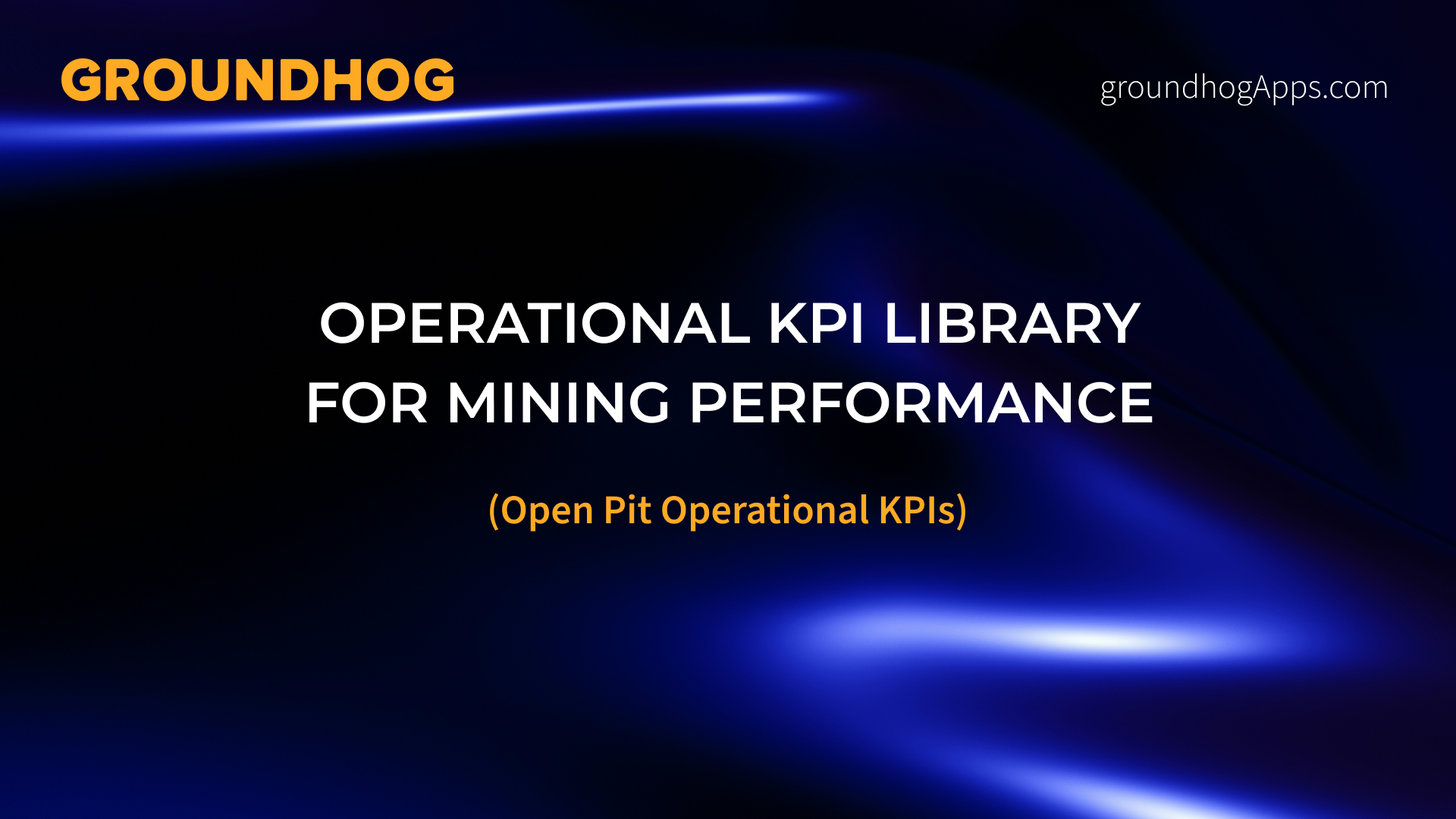 Operational KPI Library for Mining Performance